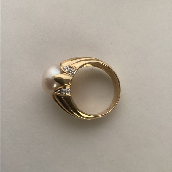 14k PEARL RING - Picture 5 of 8